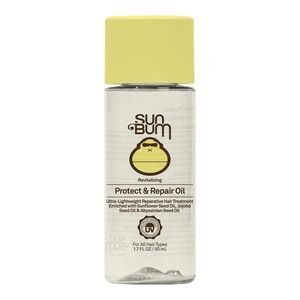 Sun Bum Revitalizing Protect & Repair Hair Oil 1.7oz UV Heat Protection Vegan